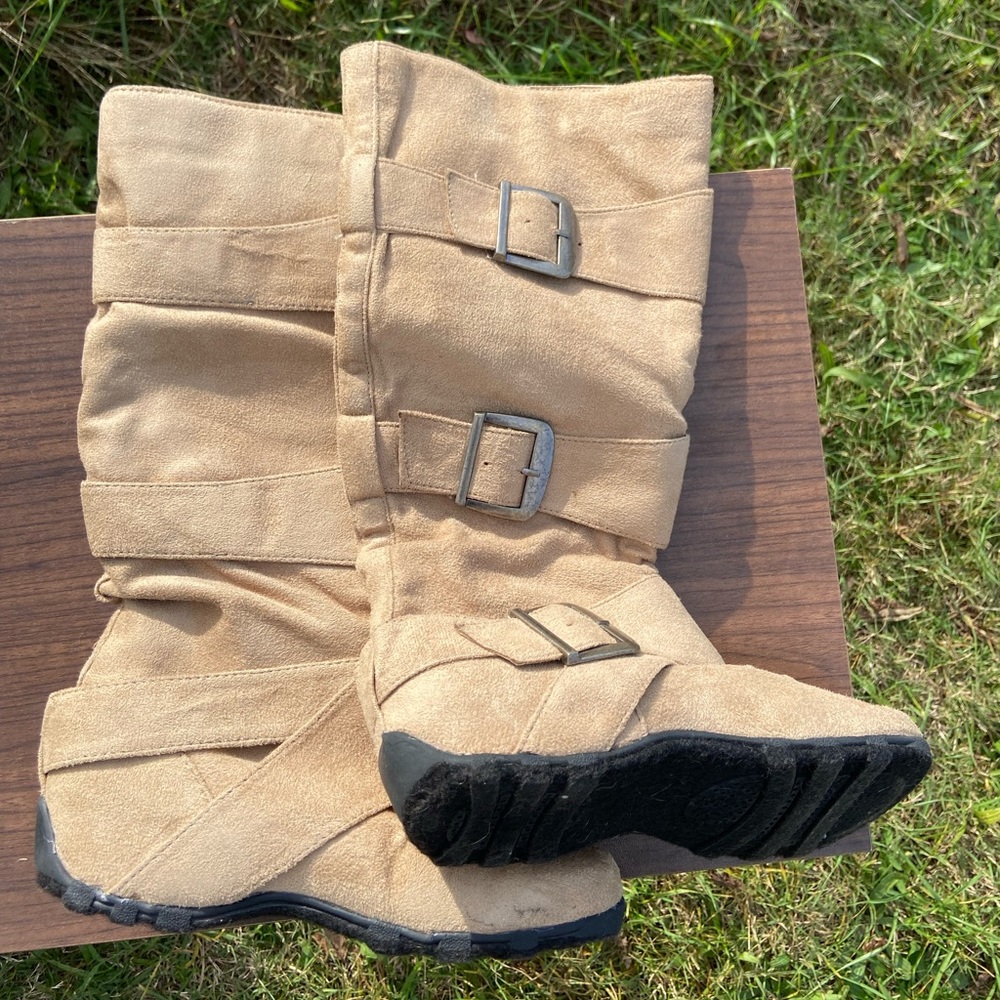 Vanity Faux Suede Boots